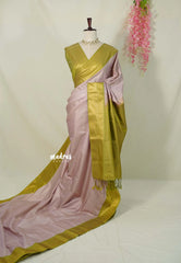 Onion Pink - Sowbhagya Gift silk – Soft Silk Elegance Saree Zari Weaving Body with Border - Perfect for Festive Celebration