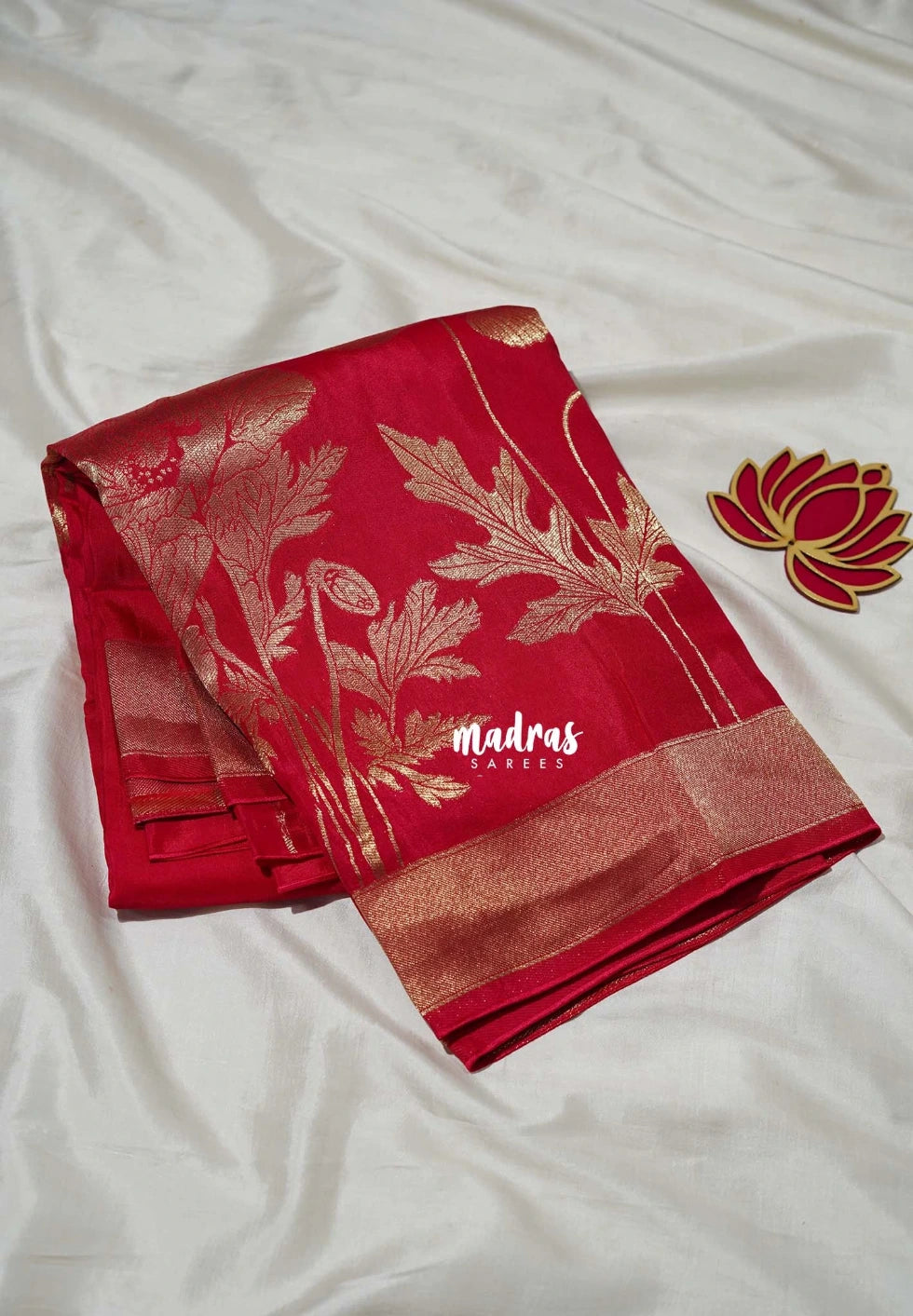 Crimson Pink - Swara – Grandeur Pure Viscose Silk Saree Getti Border & Grand Pallu - Best for Diwali Festive | Wedding Functions