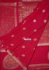 Queen's Pink - Swara – Grandeur Pure Viscose Silk Zari Weaving Saree with Mayil Chakra Border - Best for Diwali Festive | Wedding Functions