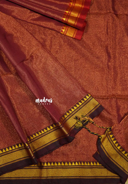Brown - Soft Tissue khadi