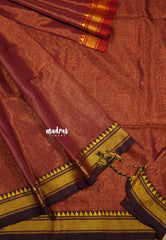 Brown - Soft Tissue khadi