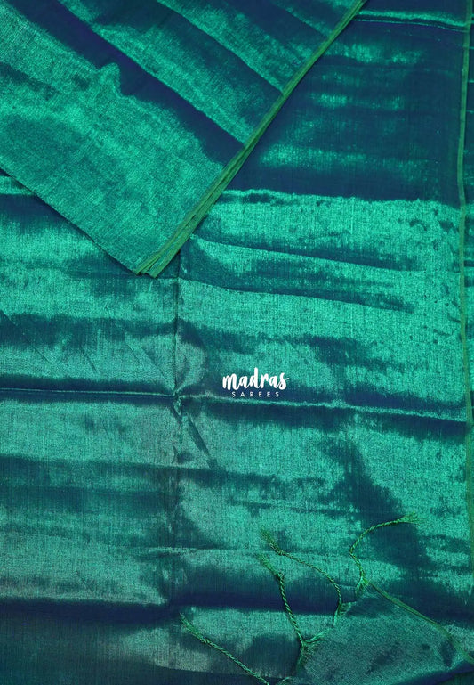 Peacock green - Vani Bhojan - Soft Tissue khadi