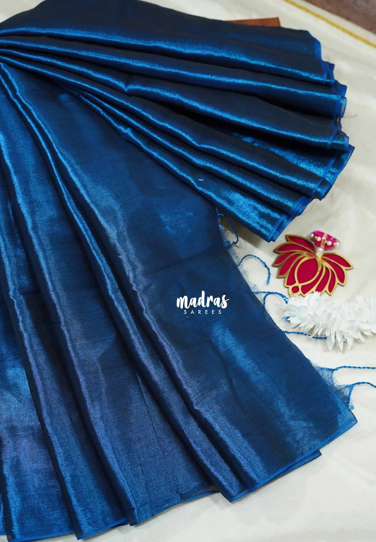 Cobalt blue - Vani Bhojan - Soft Tissue khadi