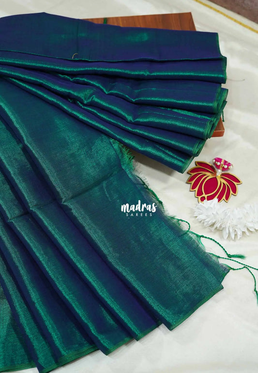 Peacock green - Vani Bhojan - Soft Tissue khadi