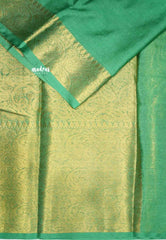 Durga - Traditional Banarasi warm silk saree - Pale green