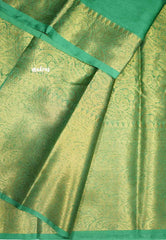 Durga - Traditional Banarasi warm silk saree - Pale green