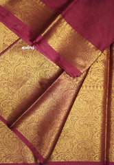 Durga - Traditional Banarasi warm silk saree - Maroon