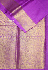 Durga - Traditional Banarasi warm silk saree - Magenta pink