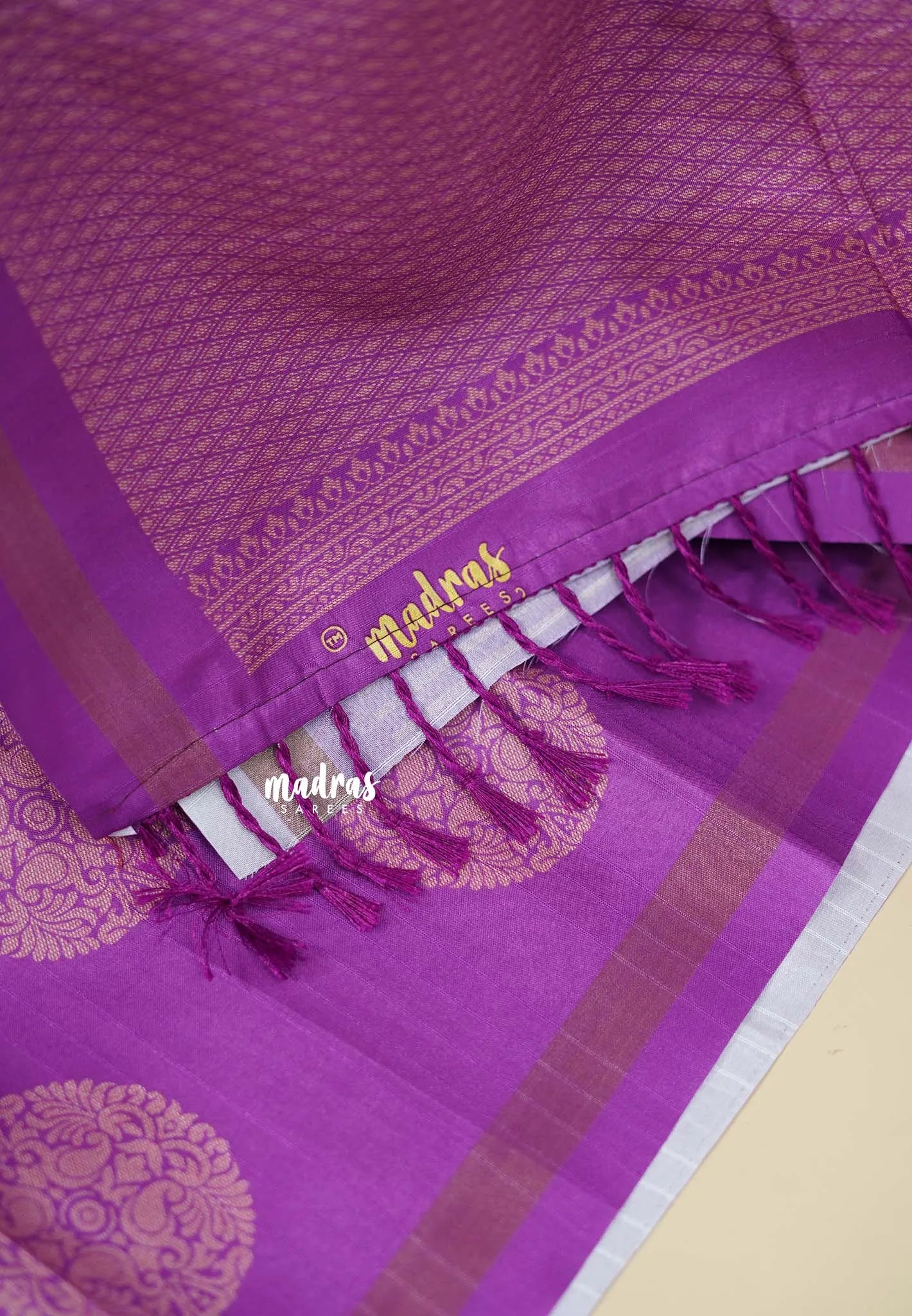 Magenta - Yamini Paper Silk Saree with Rich Big Border