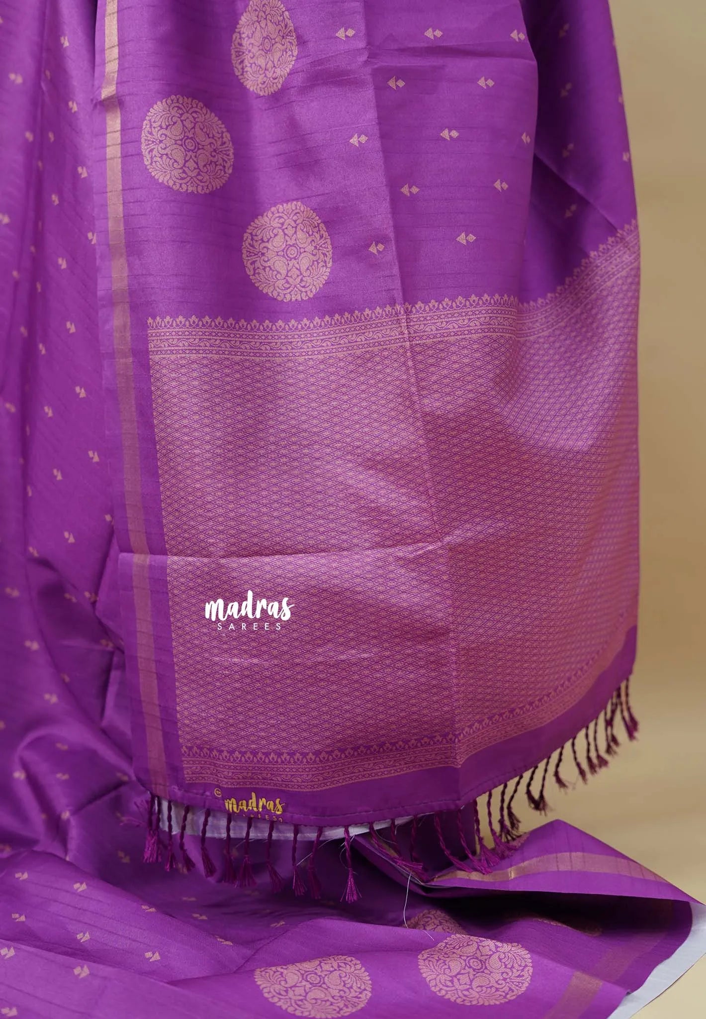 Magenta - Yamini Paper Silk Saree with Rich Big Border