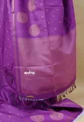 Magenta - Yamini Paper Silk Saree with Rich Big Border