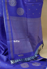 Lavender Blue - Yamini Paper Silk Saree with Rich Big Border