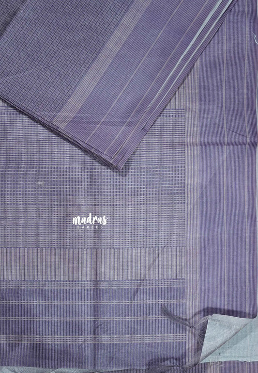 Pastel Lavender - Yamini Paper silk with check prints