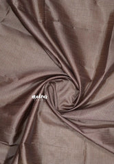 Pastel Brown - Yamini Paper silk with check prints