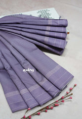 Pastel Lavender - Yamini Paper silk with check prints