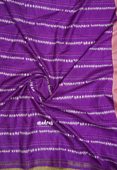 Pastel Pink - Yamini Paper silk with small tissue border