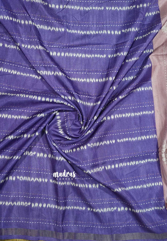 Onion Pink - Yamini Paper silk with small tissue border
