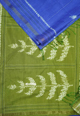 MS Blue - Yamini Paper silk with small tissue border